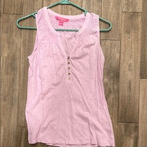 Pink Sleeveless Women's Top